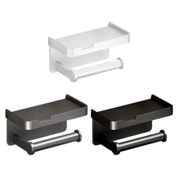 Aluminum Alloy Wall-Mounted Toilet Paper Holder_4