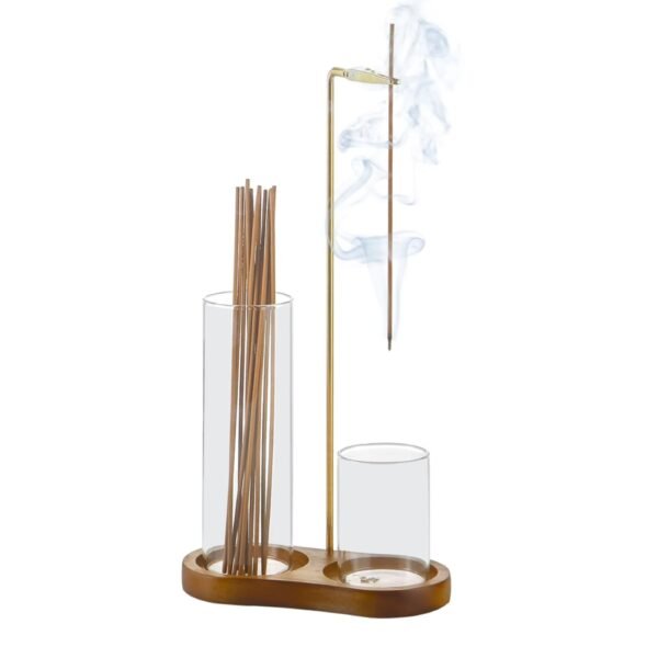 Incense Holder Sticks 2 in 1 Anti Ash Burner Glass Catcher Organizer_9