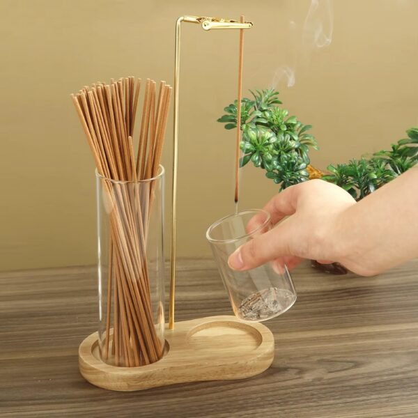 Incense Holder Sticks 2 in 1 Anti Ash Burner Glass Catcher Organizer_1