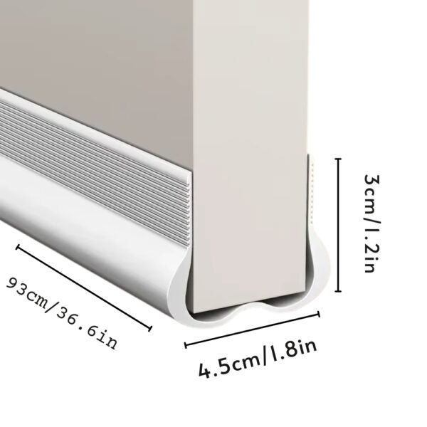 PVC Under Door Sealing Strip Draft Stopper Soundproof Weatherstrip_8