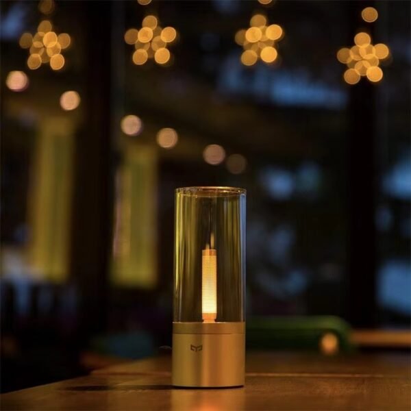Rechargeable LED Candle Light Rotatable Dimming 1800K Warm Light_7
