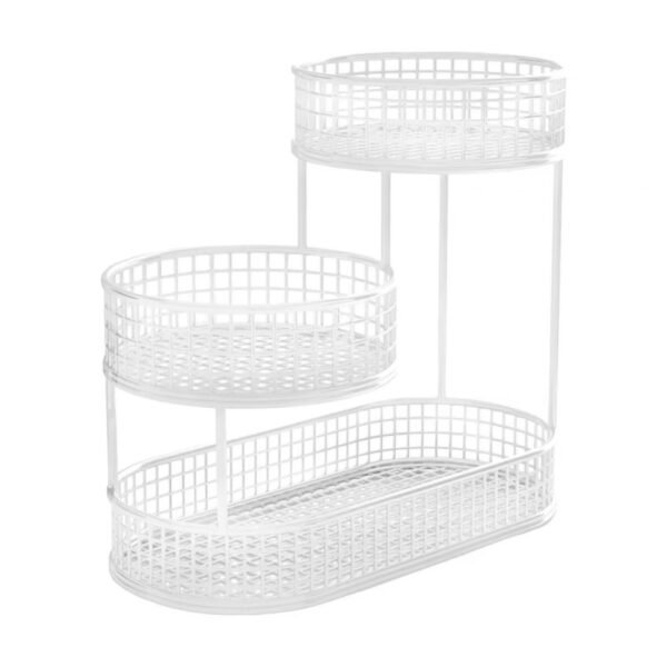 Metal Wire Storage Countertop Fruit Basket Counter Serving Tray_8